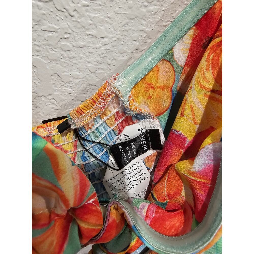 Tropical crop  troplical tie front sz Medium - Picture 2 of 4